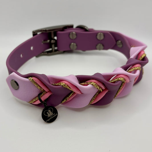 Halsband  „Velia Glow“ - Lila & Flieder