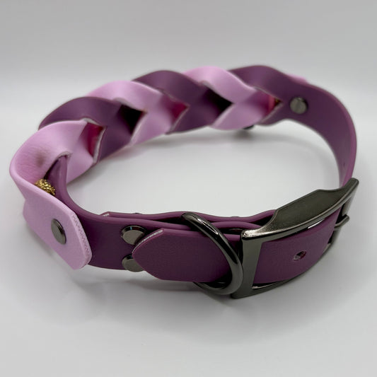 Halsband  „Velia Glow“ - Lila & Flieder